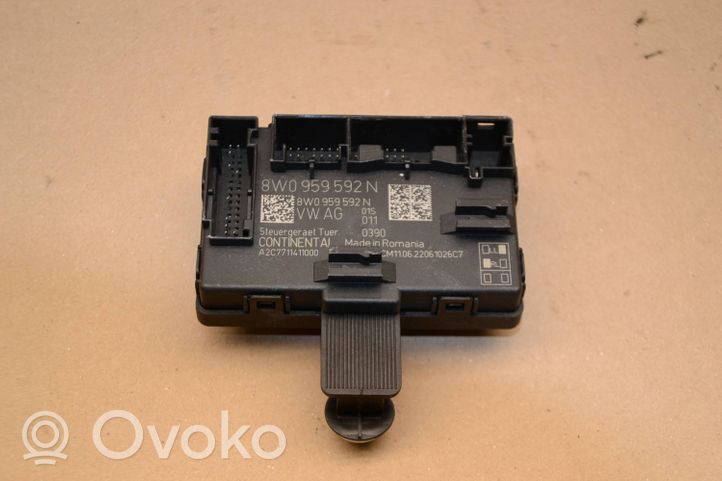 Audi A5 Durų elektronikos valdymo blokas 8W0959592N