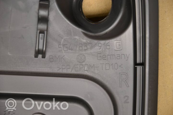 Volkswagen Golf VII Inne elementy wykończeniowe drzwi przednich 5G4837916G