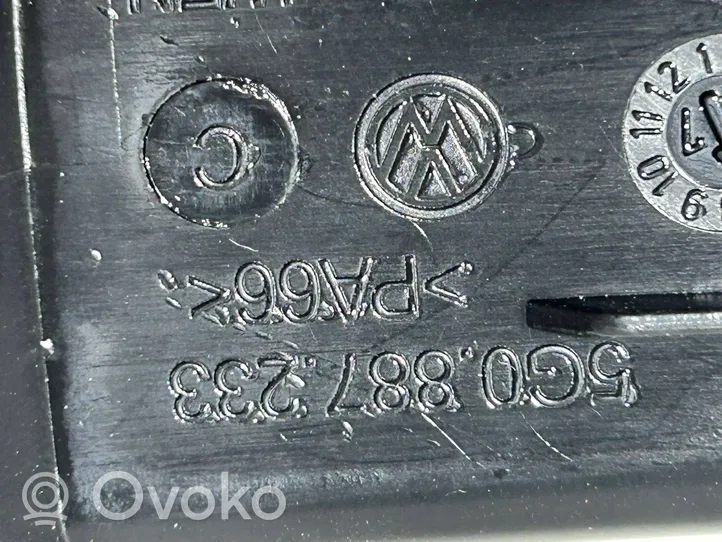 Volkswagen Golf VII Osłona / zaślepka ISOFIX 5G0887187
