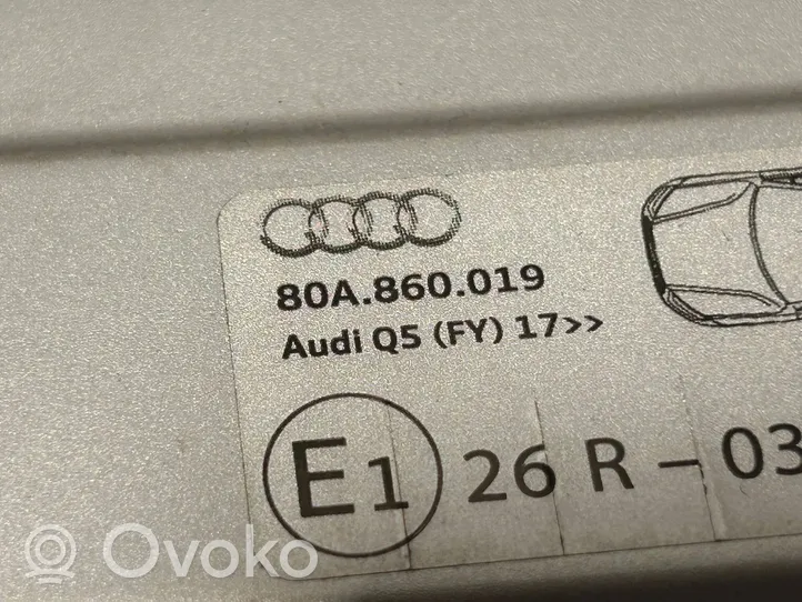 Audi Q5 SQ5 Išilginiai stogo strypai "ragai" 80A860019