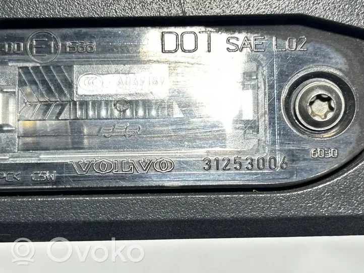 Volvo S60 Éclairage de plaque d'immatriculation 31391197