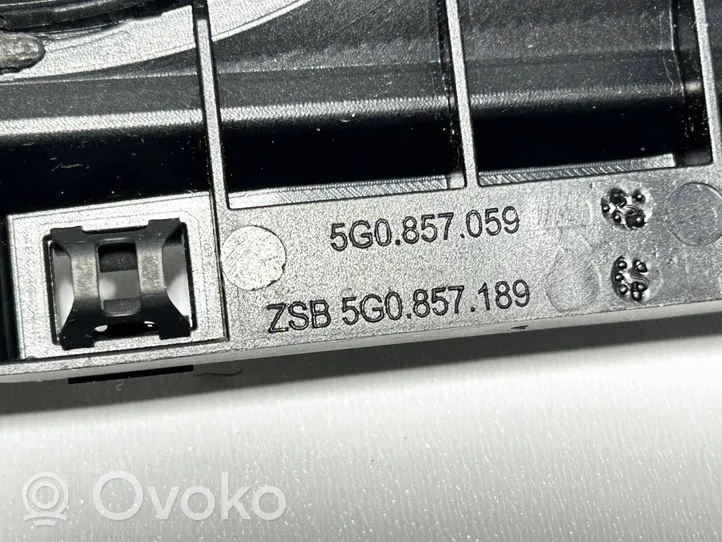 Volkswagen Golf VII Garniture de tableau de bord 5G0857189