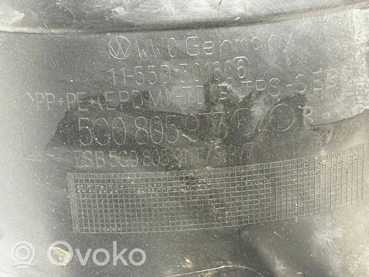 Volkswagen Golf VII Front wheel arch liner splash guards 5G0805973