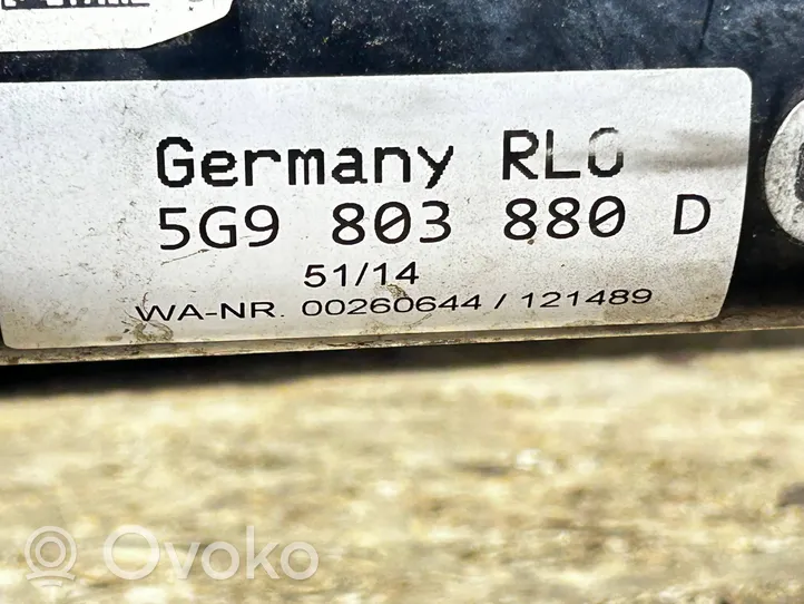 Volkswagen Golf VII AHK Anhängerkupplung komplett 5G9803880D