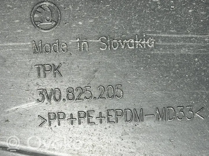 Skoda Superb B8 (3V) Couvre soubassement arrière 3V0825205
