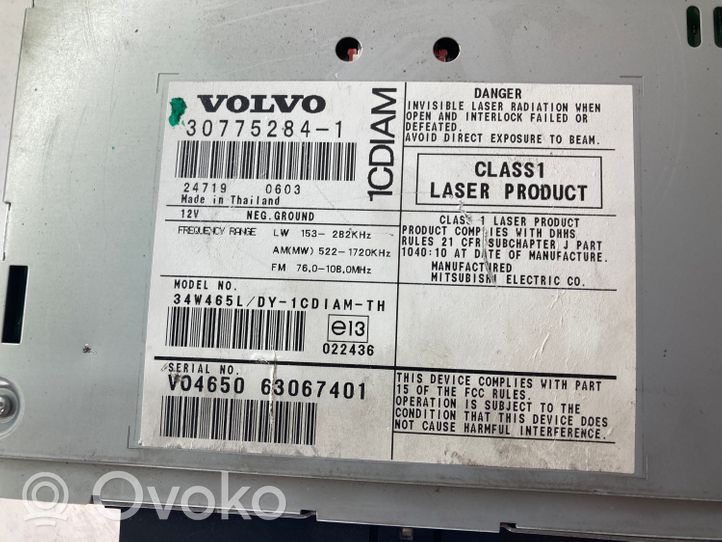 Volvo V50 Zmieniarka płyt CD/DVD 307752841