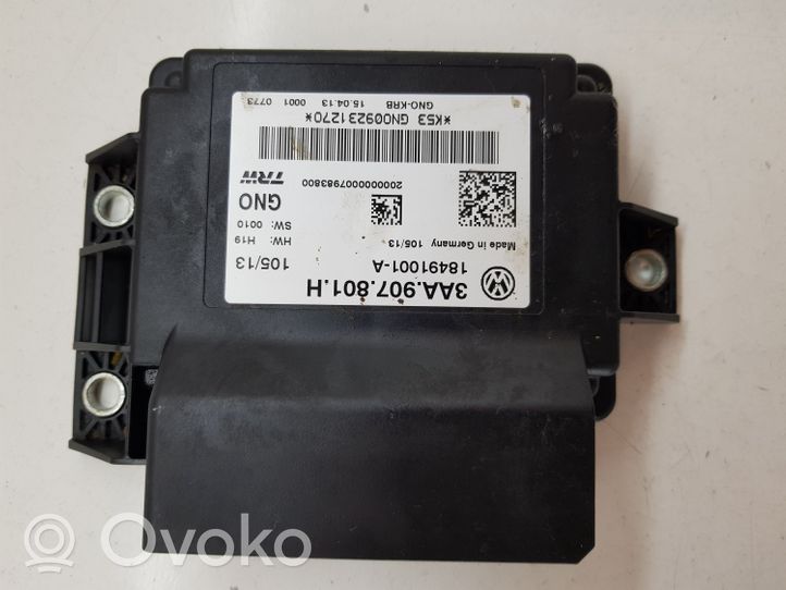 Volkswagen Sharan Hand brake control module 3AA907801H