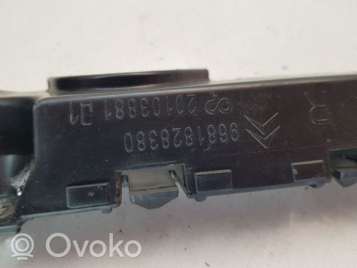 Citroen C3 Picasso Support de pare-chocs arrière 9681828380