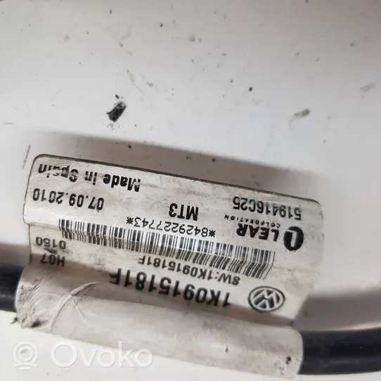 Volkswagen Sharan Cavo negativo messa a terra (batteria) 1K0915181F