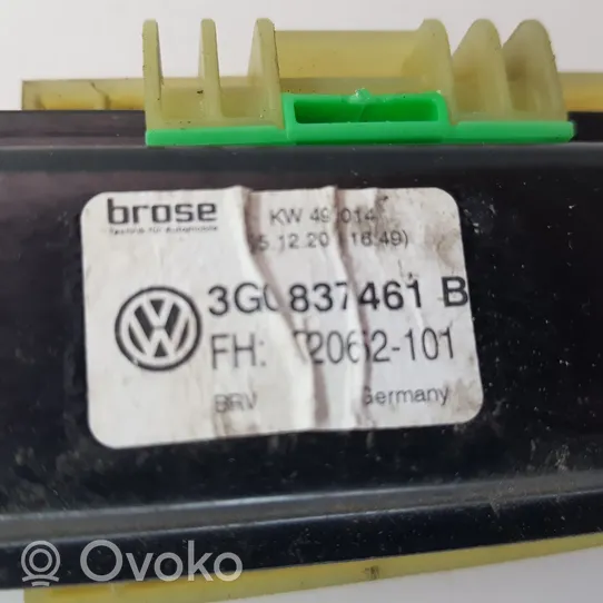 Volkswagen PASSAT B8 Elektryczny podnośnik szyby drzwi przednich 3G0837461B