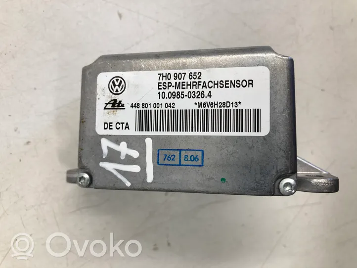 Volkswagen Touareg I ESP acceleration yaw rate sensor 7H0907652