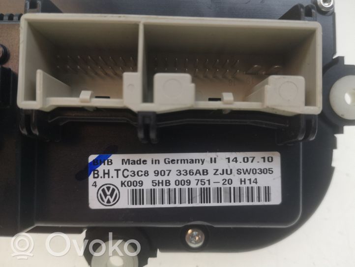 Volkswagen Golf VI Unidad de control climatización 3C8907336AB