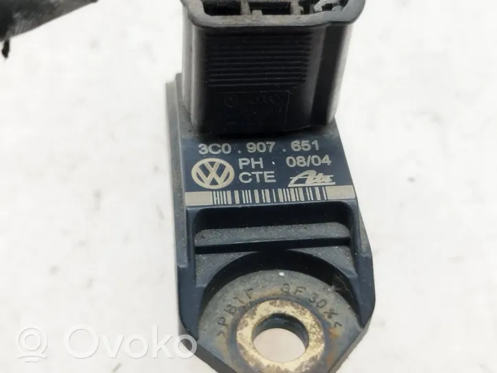 Volkswagen PASSAT CC Vakaajan pitkittäiskiihtyvyystunnistin (ESP) 3C0907651