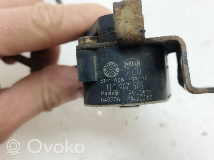 Volkswagen PASSAT B6 Czujnik poziomowania zawieszenia osi przedniej 1T0907503