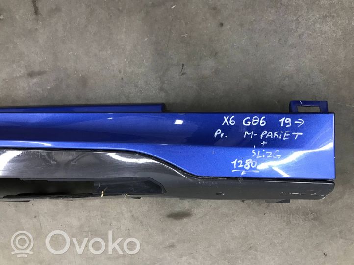 BMW X6 G06 Galinio kėbulo slenksčio apdaila 868012 