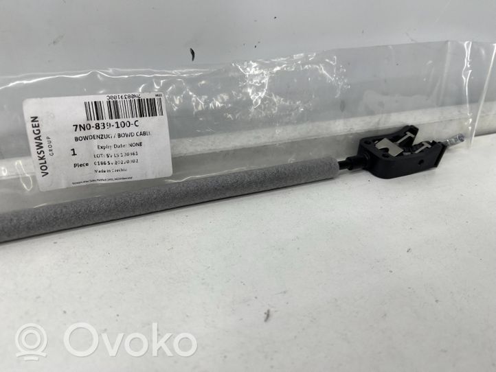 Volkswagen Sharan Rear door exterior handle/bracket 7n0839100c