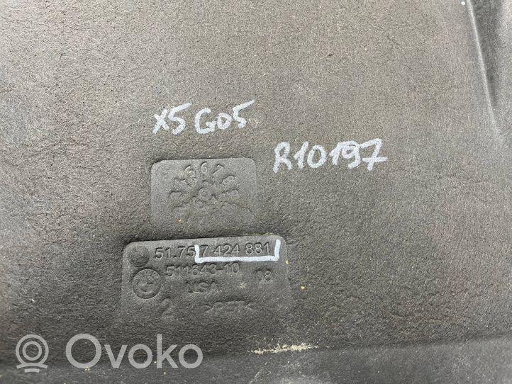 BMW X5 G05 Osłona podwozia przednia 7424881