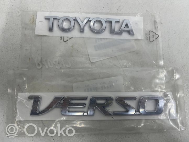 Toyota Verso Logo, emblème de fabricant 75442-0f020