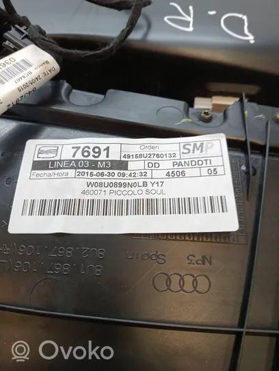 Audi Q3 8U Etuoven verhoilu 