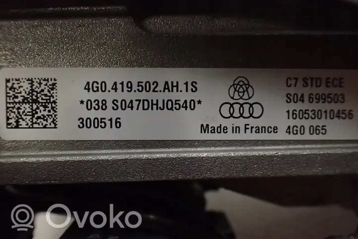 Audi A7 S7 4G Ohjauspyörän akseli 4G0419502AH