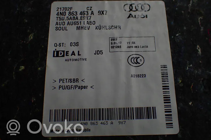 Audi A8 S8 D5 Wykładzina podłogowa bagażnika 4N0863463A