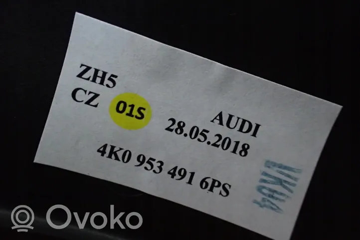 Audi A6 S6 C8 4K Ohjauspyörän pylvään verhoilu 4K0953491