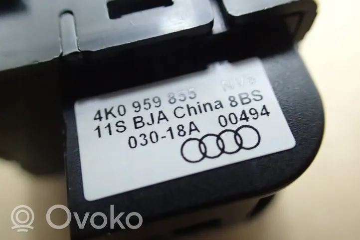 Audi A6 S6 C8 4K Sähkötoimisen ikkunan ohjauskytkin 4K0959855