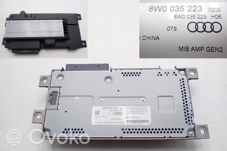 Audi A4 S4 B9 8W Audio sistēmas komplekts 8W0035223