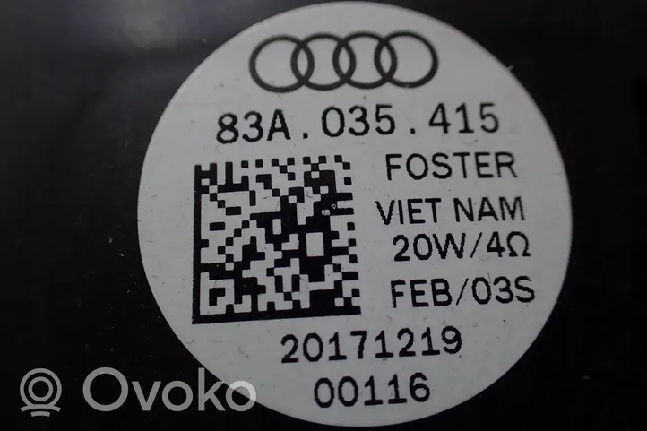 Audi Q3 F3 Громкоговоритель (громкоговорители) в передних дверях 83A035415