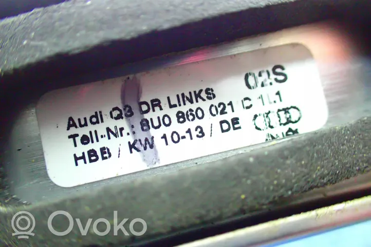Audi Q3 8U Gareniskie jumta reliņi – "ragi" 8U0860022C