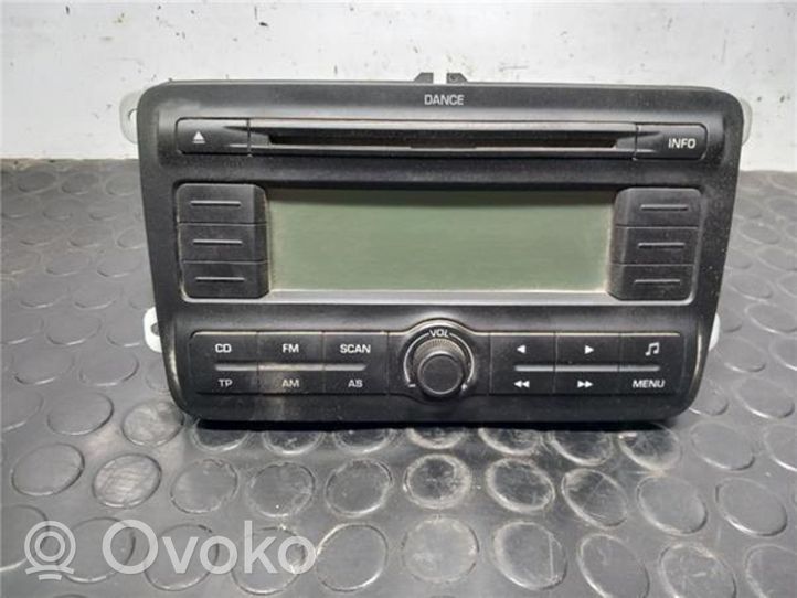 Skoda Fabia Mk2 (5J) Panel / Radioodtwarzacz CD/DVD/GPS 5J0035161A