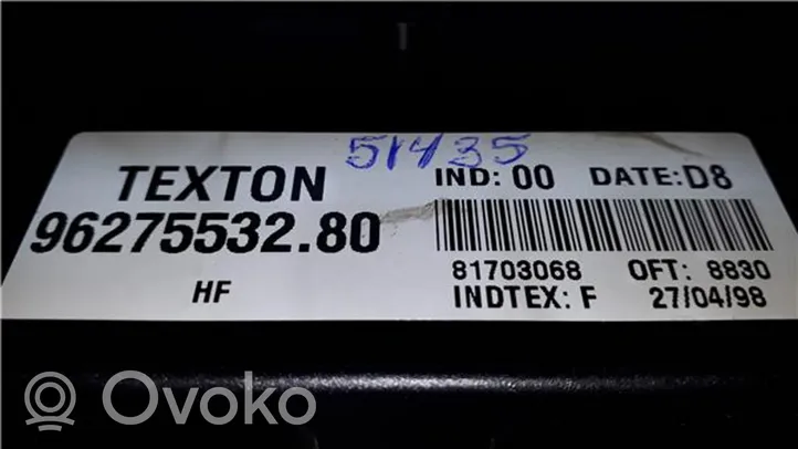 Citroen Xantia Unité de commande / module de verrouillage centralisé porte 96275532.80