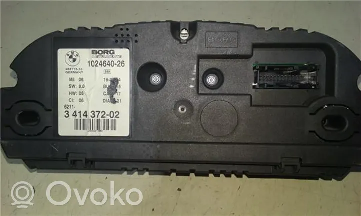 BMW X3 E83 Tachimetro (quadro strumenti) 1024640-26