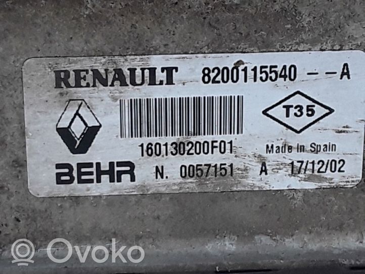 Renault Megane II Радиатор интеркулера 8200115540