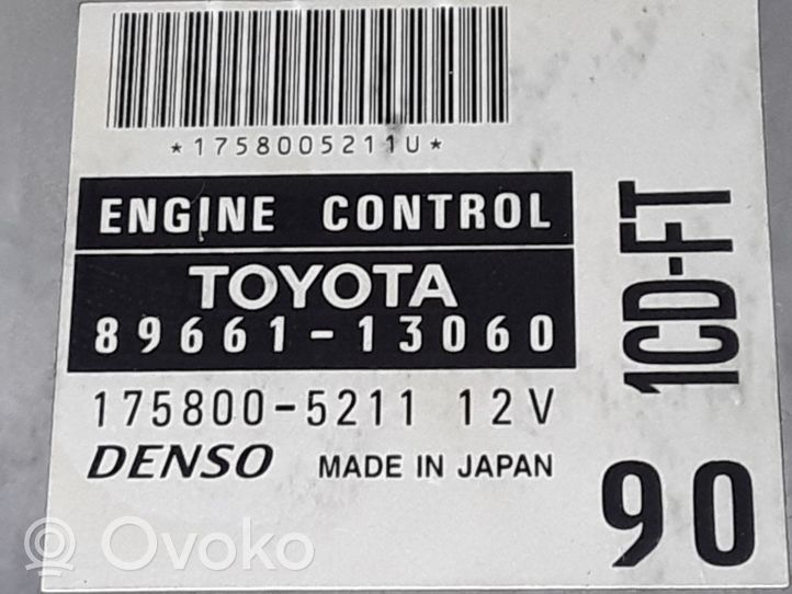 Toyota Corolla Verso E121 Sterownik / Moduł ECU 8966113060