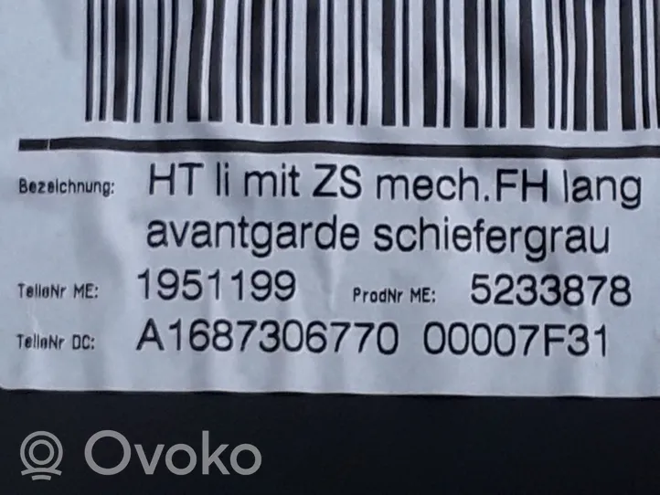 Mercedes-Benz A W168 Sēdekļu un durvju dekoratīvās apdares komplekts A1687206870