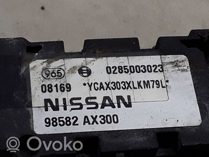 Nissan Micra Czujnik uderzenia Airbag 98582AX300