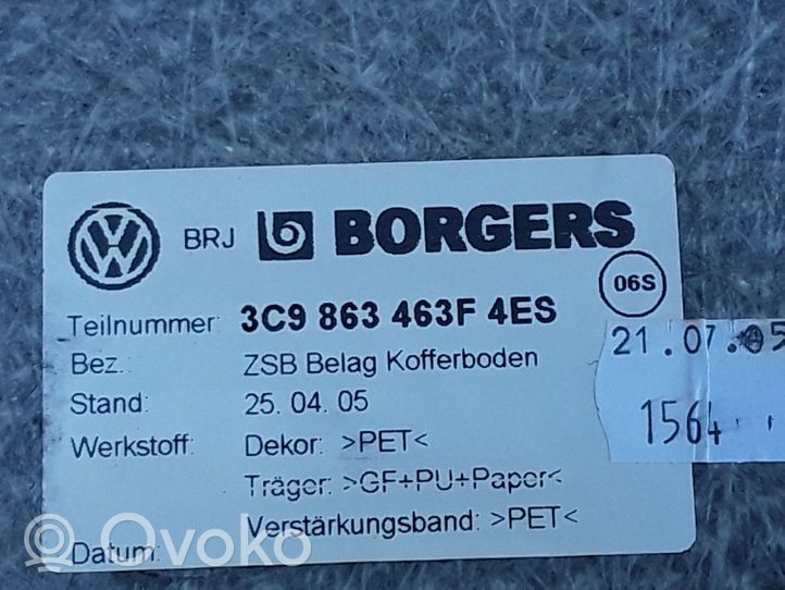 Volkswagen PASSAT B6 Bagažinės kilimas 3C9863463F