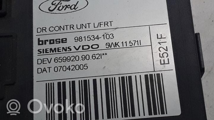 Ford Focus Silniczek podnośnika szyby drzwi przednich 4M5T14B531DD