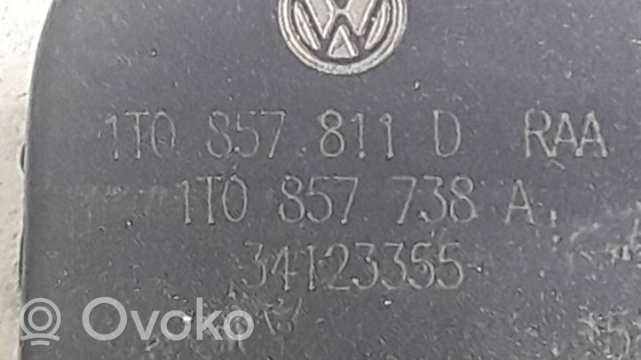 Volkswagen Touran I Pas bezpieczeństwa fotela tylnego 1T0857738A