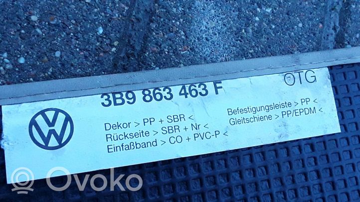 Volkswagen PASSAT B5 Tavaratilan pohjan tekstiilimatto 3B9863463F