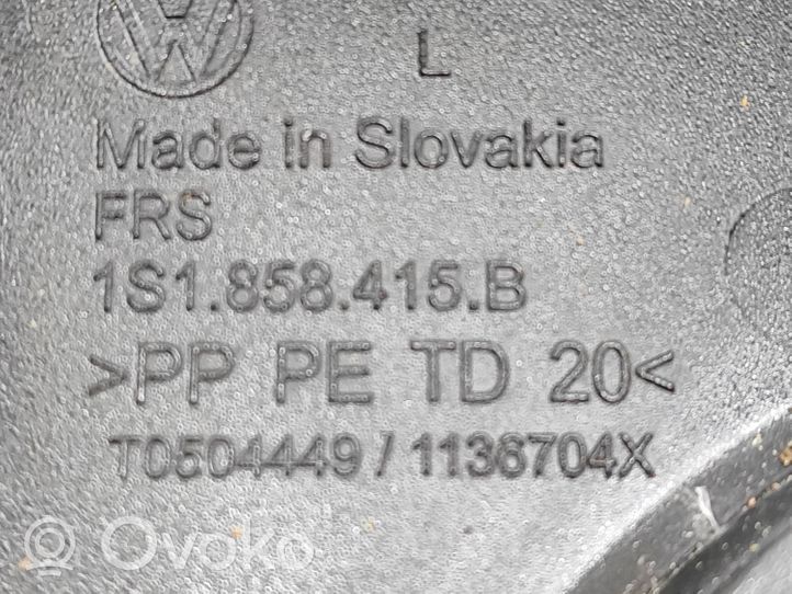 Volkswagen e-Up Kojelaudan hansikaslokeron lista 1S1858415B