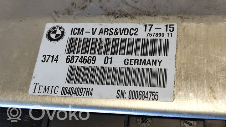 BMW 7 F01 F02 F03 F04 Sterownik / Moduł tylnego zawieszenia pneumatycznego 37146874669