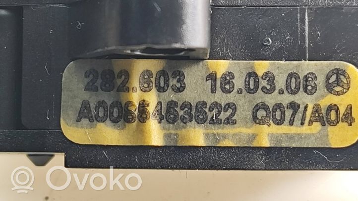 Mercedes-Benz C W203 Maniglia/leva di regolazione del volante A0086463622