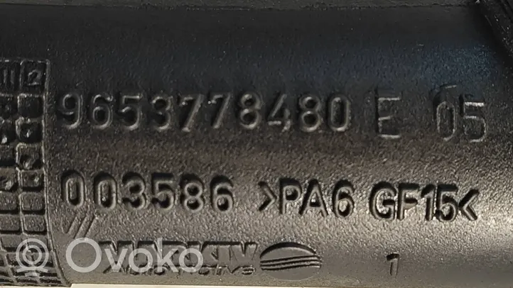 Peugeot 308 Rura / Wąż dolotowy powietrza turbiny 9653778480