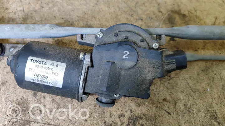 Toyota Avensis T250 Tiranti e motorino del tergicristallo anteriore 8511005060