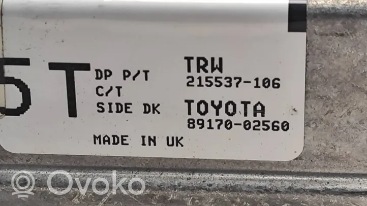 Toyota Auris 150 Turvatyynyn ohjainlaite/moduuli 8917002560