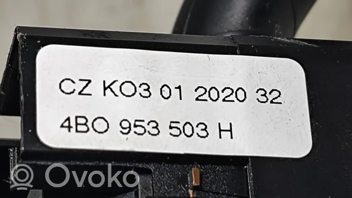 Volkswagen Sharan Pyyhkimen/suuntavilkun vipukytkin 1J0953513