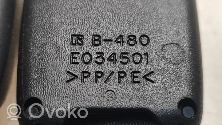 Toyota Aygo AB10 Boucle de ceinture de sécurité arrière E034501