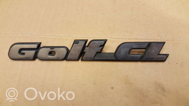 Volkswagen Golf II Logo portiera di carico posteriore 191853687K